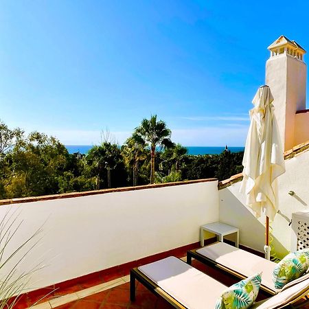 Luxury Penthouse With Sea Views In Marbella Golden Mile, Puente Romano Area Bagian luar foto
